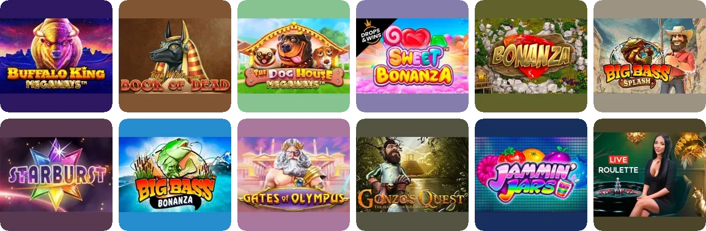 Betgrouse slot machines